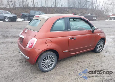 2012 Fiat 500C Lounge z USA, uszkodzony, nr VIN 3C3CFFER5CT188855